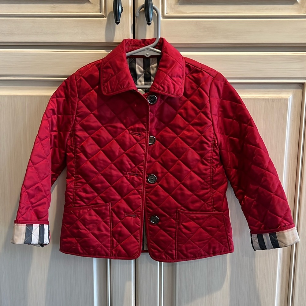 Burberry Kids Quilted Jacket 4Y
